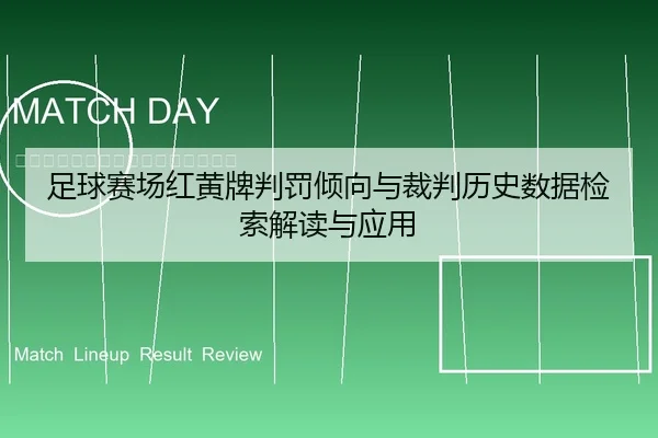 足球赛场红黄牌判罚倾向与裁判历史数据检索解读与应用